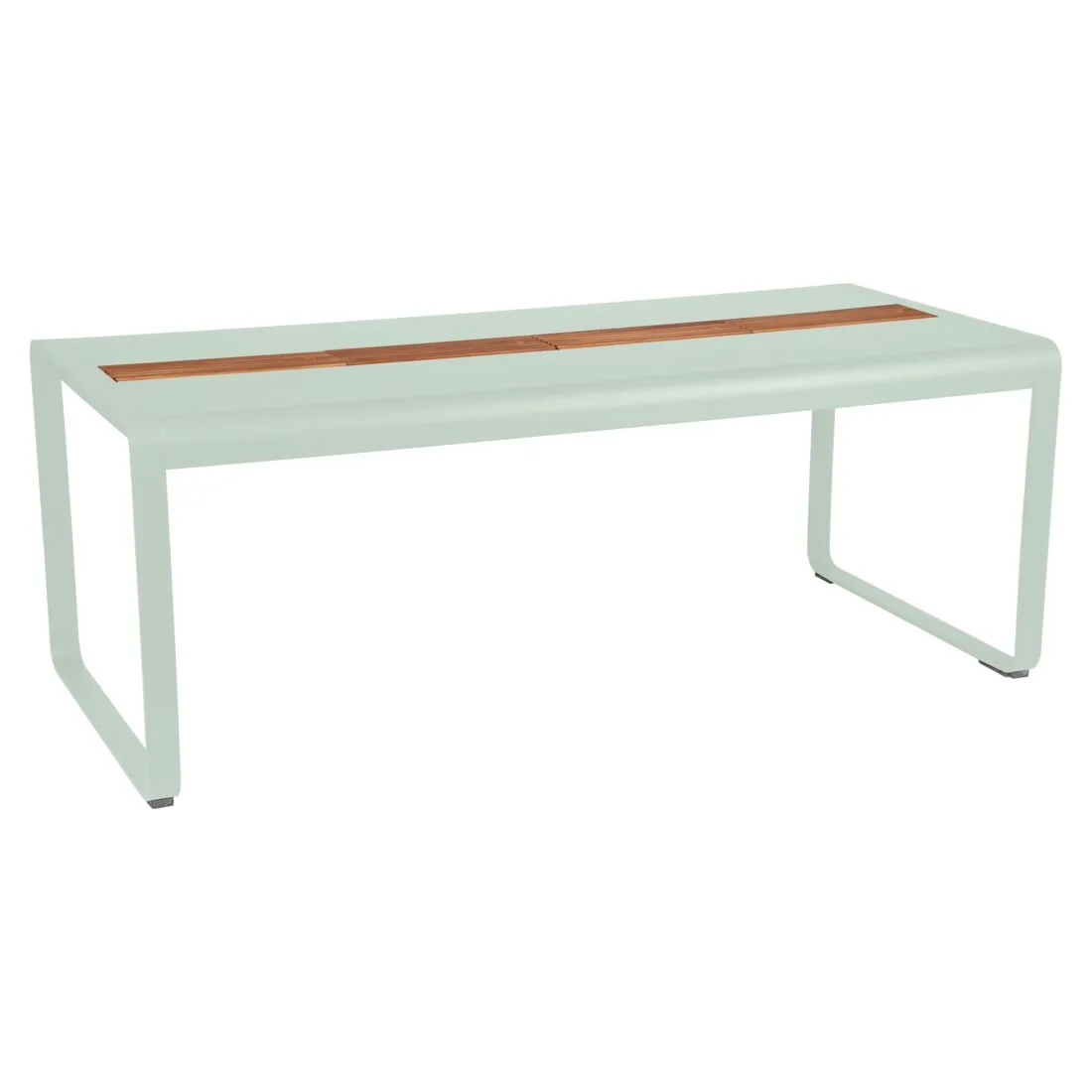 Fermob BELLEVIE TABLE 196X90 AVEC RANGEMENTS  COTE RAINURE